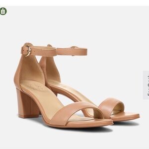Naturalizer Tan Block Heel Sandals